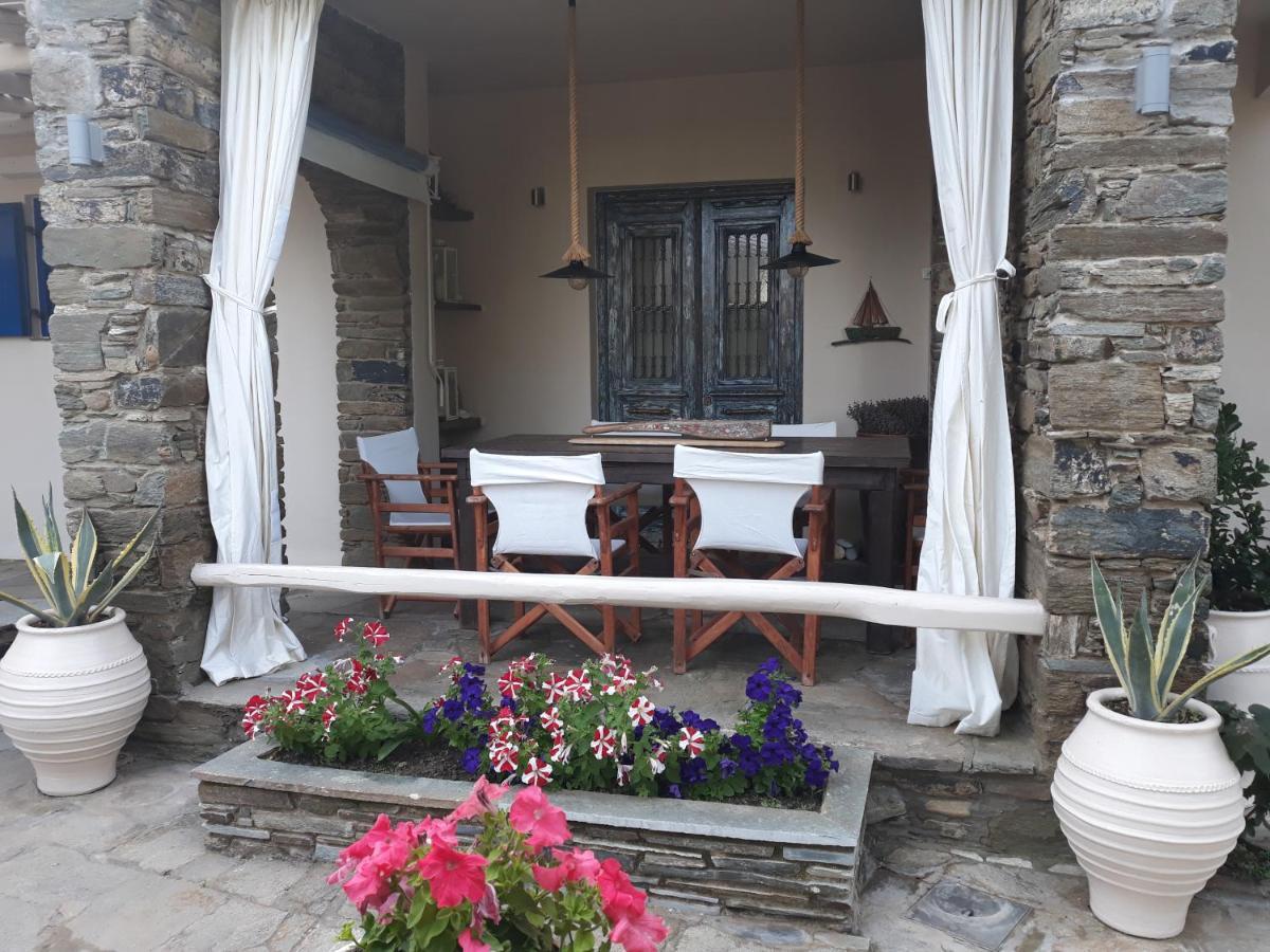 Villa Romanos Summer House Agios Romanos Exterior foto